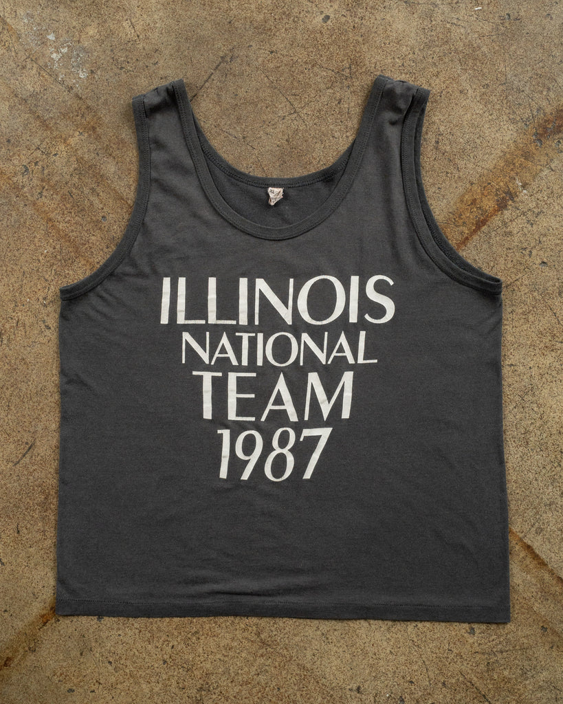 Single Stitched "Illinois National Team" Tank Top - 1980s