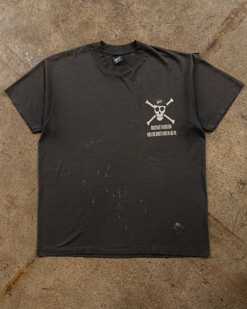 Single Stitched "Mercenary Stagehands" Tee - 1990s FRONT PHOTO