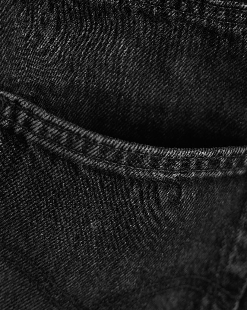 Vintage Black Levi's 501 Jeans detail photo