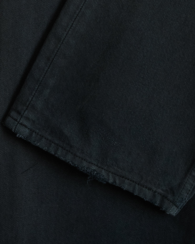 Vintage Black Levi's 501 Jeans - Blue Black Hem Photo