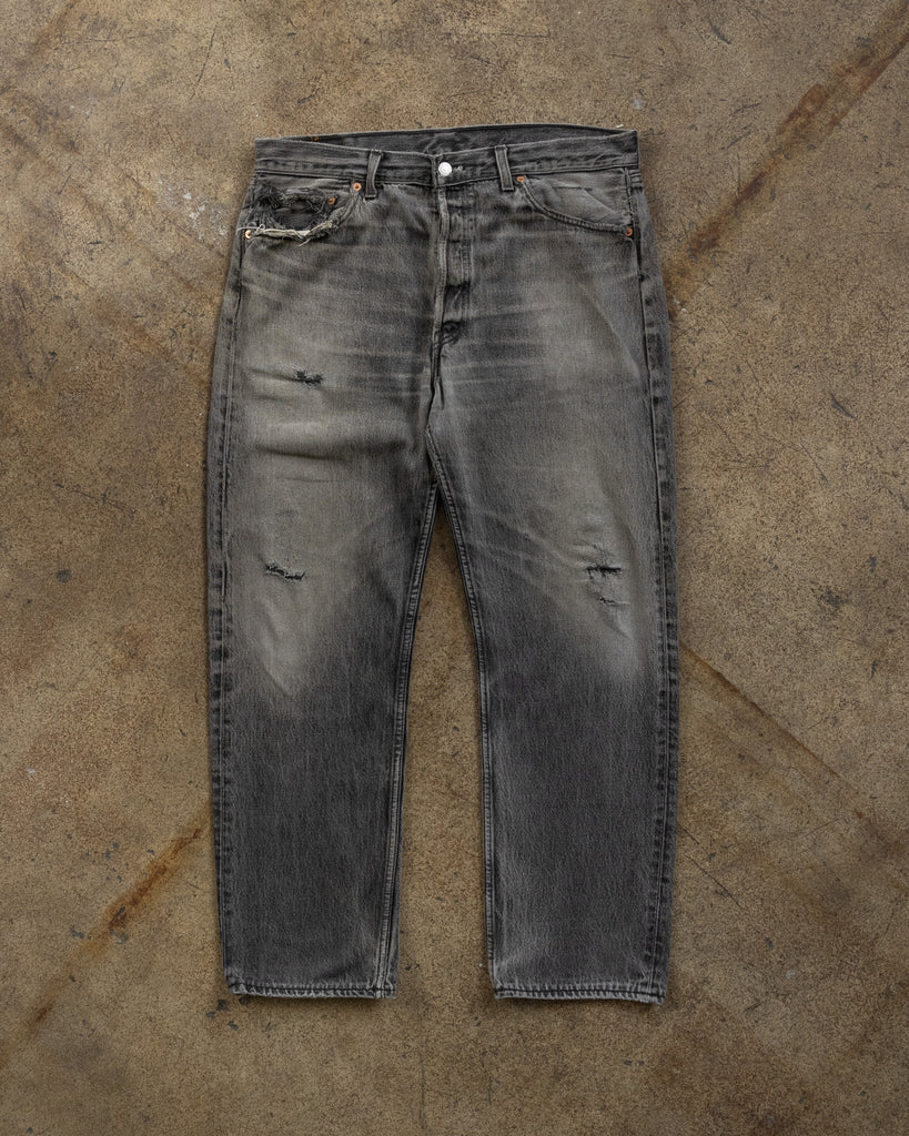 Levi's 501 Faded Black Jeans - 1990s