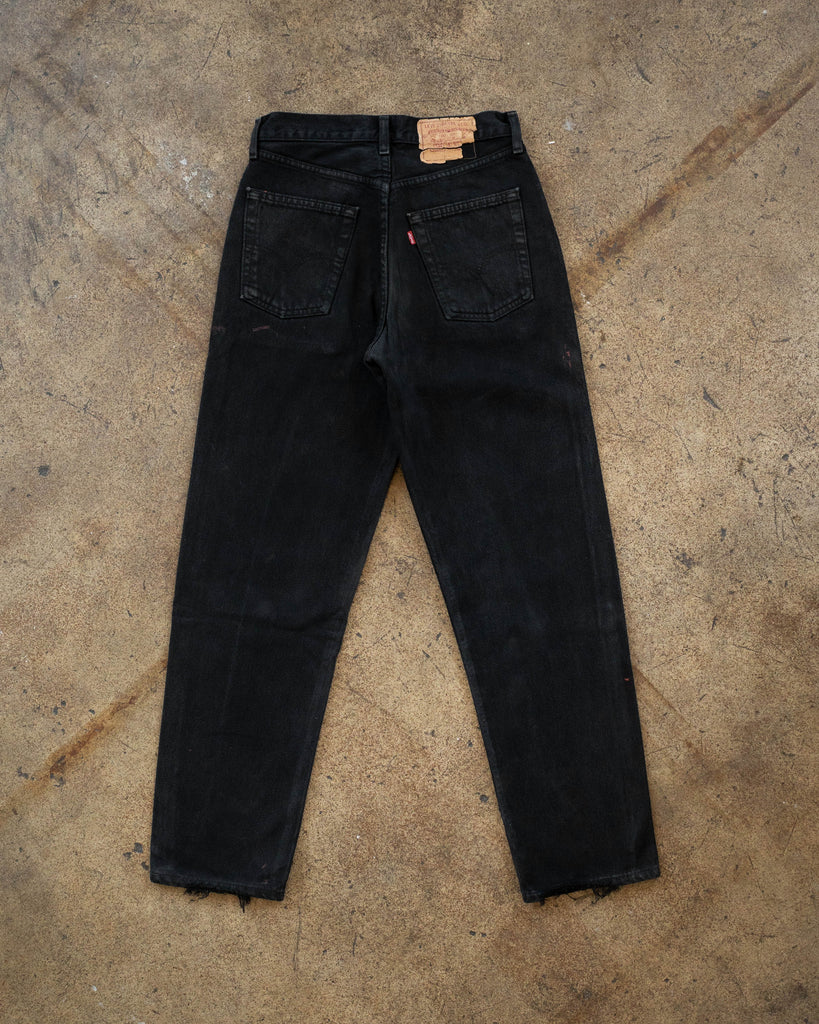Levi's 501 Black Jeans - 1990s back photo