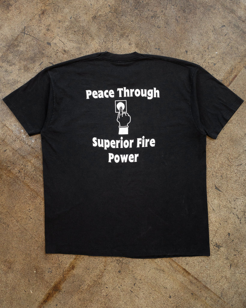 Single Stitched "Peace Through" Tee - 1990s BACK PHOTO